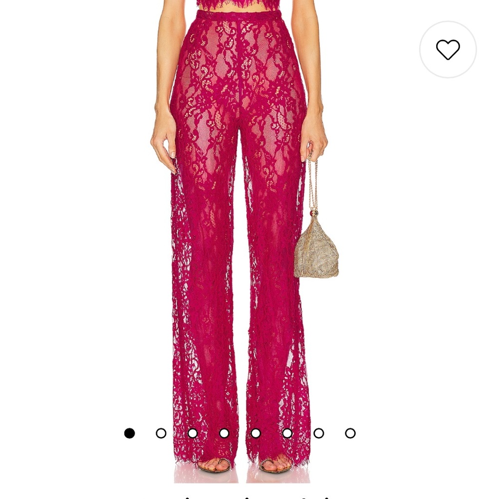 Bronx & Banco Capri Fuchsia Lace Pant
